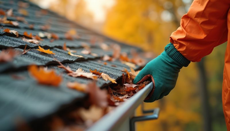 Autumn Gutter Cleaning